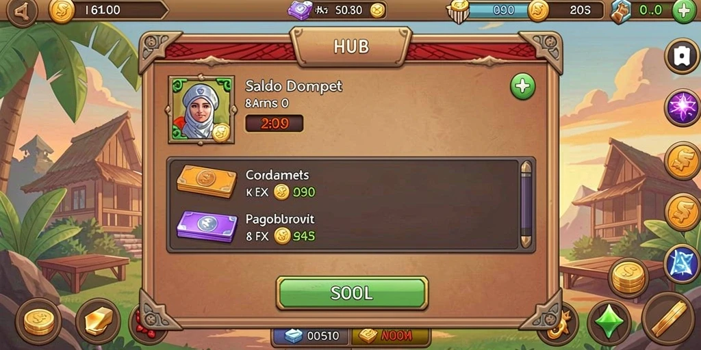 Tampilan awal yang menarik dari aplikasi 66K.