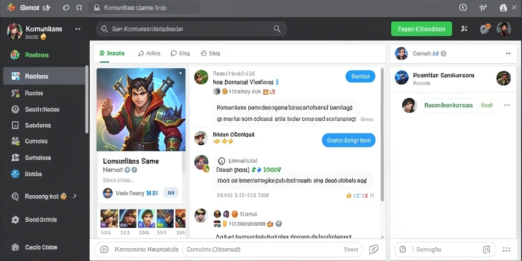 Tampilan utama permainan dengan karakter menarik.