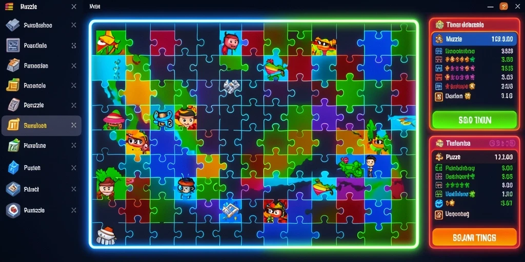 Tampilan grafis yang menarik dan warna-warni.
