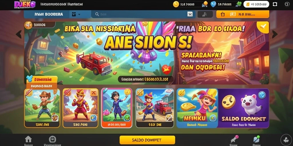Tampilan menu utama AGAM66 yang menarik.