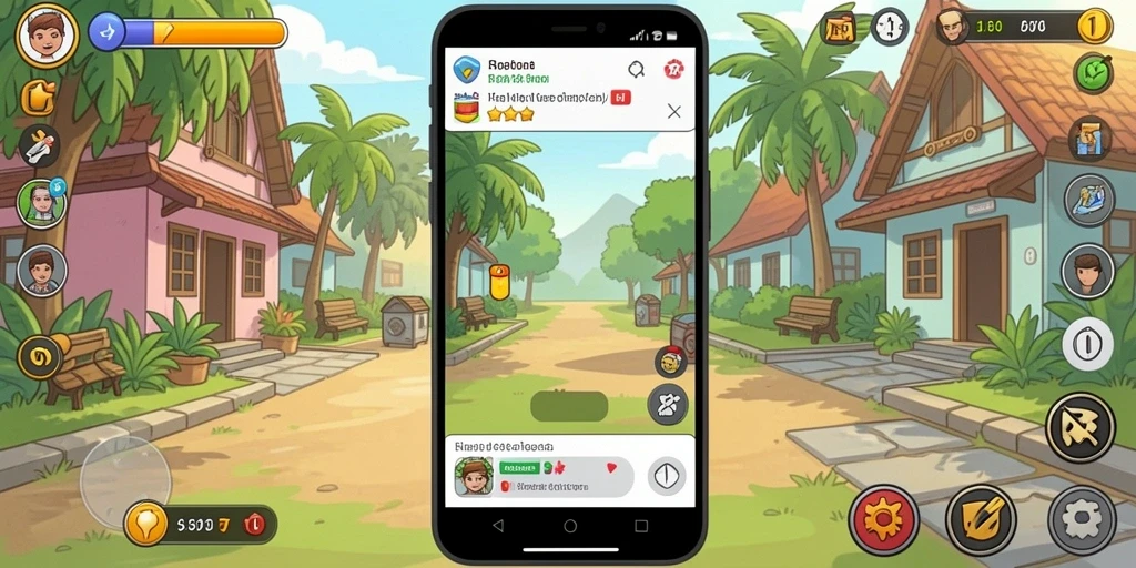 Screenshot antarmuka pengguna yang menarik dan intuitif.