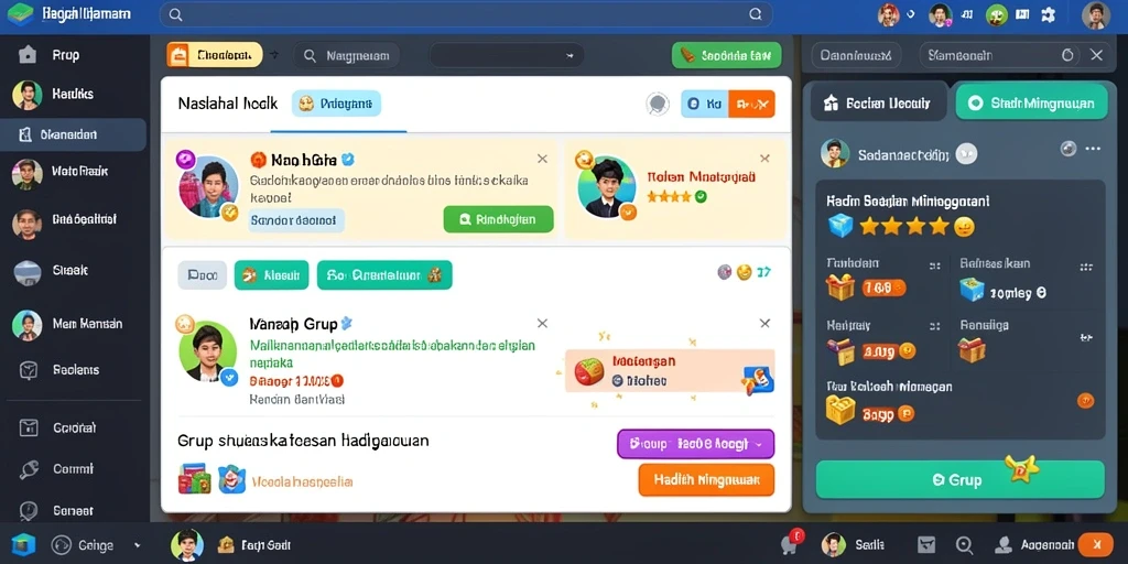 Tampilan antarmuka yang menarik dan user-friendly.