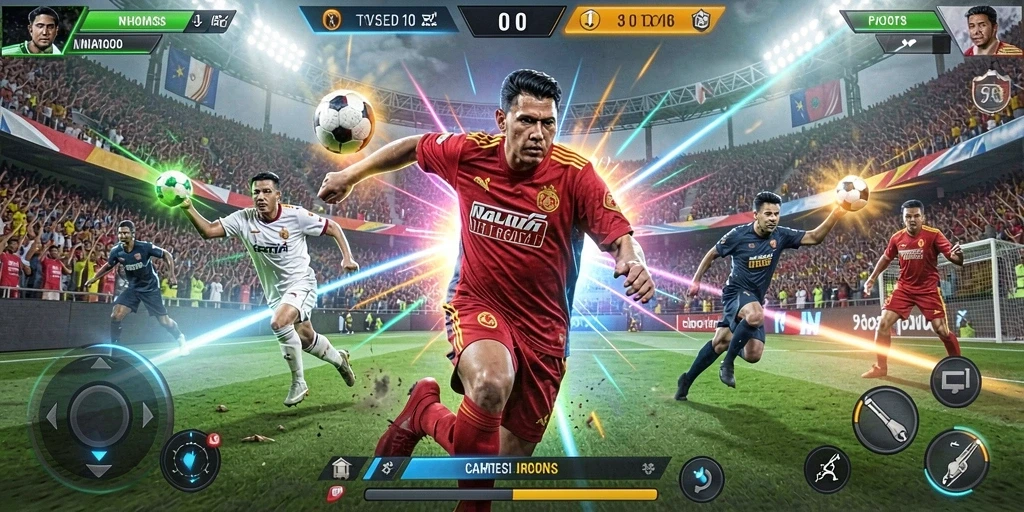 Tampilan grafis yang menawan dan penuh warna.