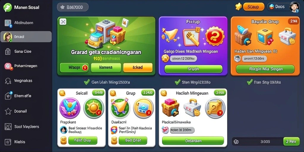 Tampilan antarmuka yang user-friendly.