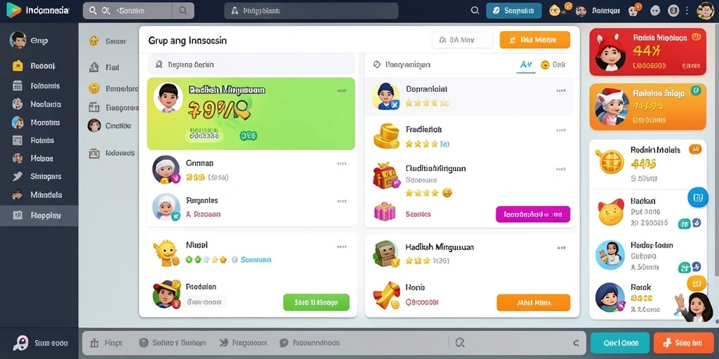 Antarmuka yang menarik dan user-friendly.