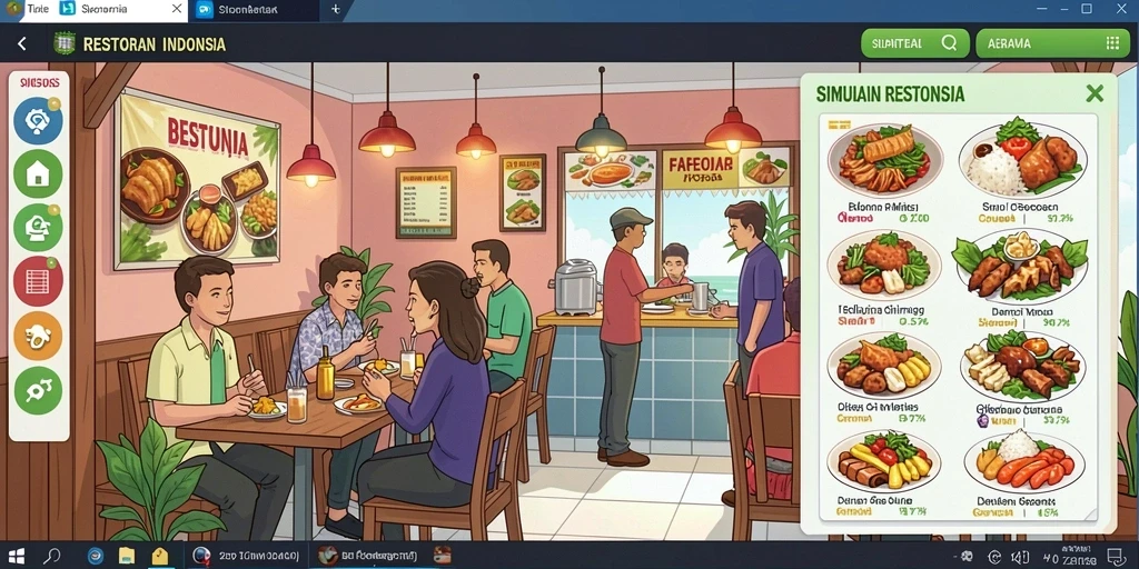 Tampilan antarmuka yang menarik dan mudah digunakan.