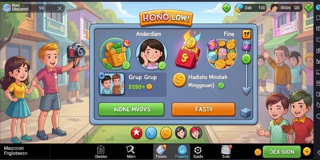 Tangkapan layar menunjukkan gameplay menarik OKIDR.