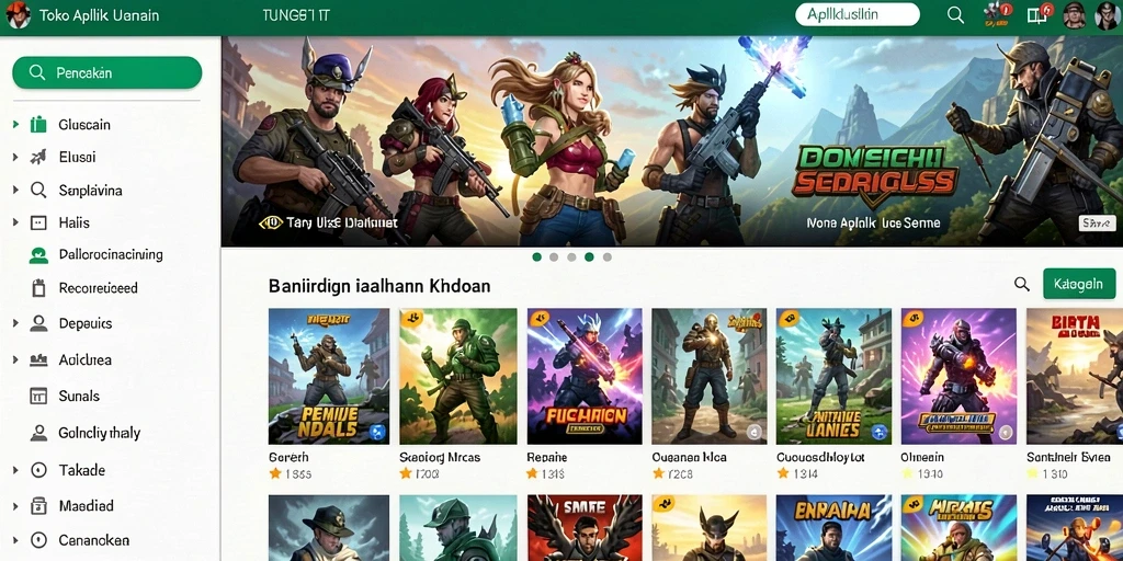 Tampilan antarmuka yang menarik dan user-friendly.