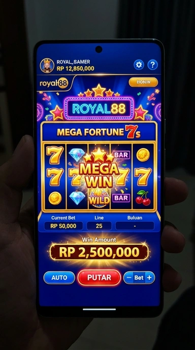 Cuplikan layar menu unduhan royal88 untuk perangkat Android